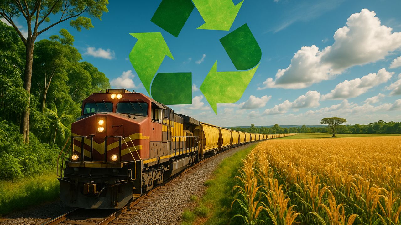 Brasil poderia cortar 40% do CO₂, baratear fretes e superar os EUA em logística agrícola com a Ferrogrão, enquanto mantém mais florestas, produz mais e avança